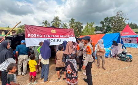Posko Kesehatan Polri Layani Ratusan Warga Terdampak Gempa Nagekeo