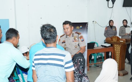 *Kapolres Kediri Dorong Kemandirian Ekonomi di Desa Melalui Program Poliran*