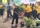 Polres Kediri Tanam Puluhan Bibit Pohon Dukung Kelestarian Alam Wujudkan Program Green Policing Kapolri